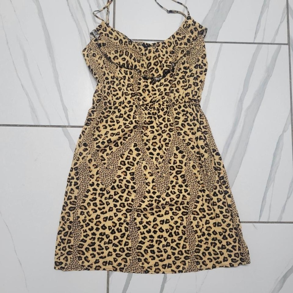 Rue21 leopard print mini dress Size L